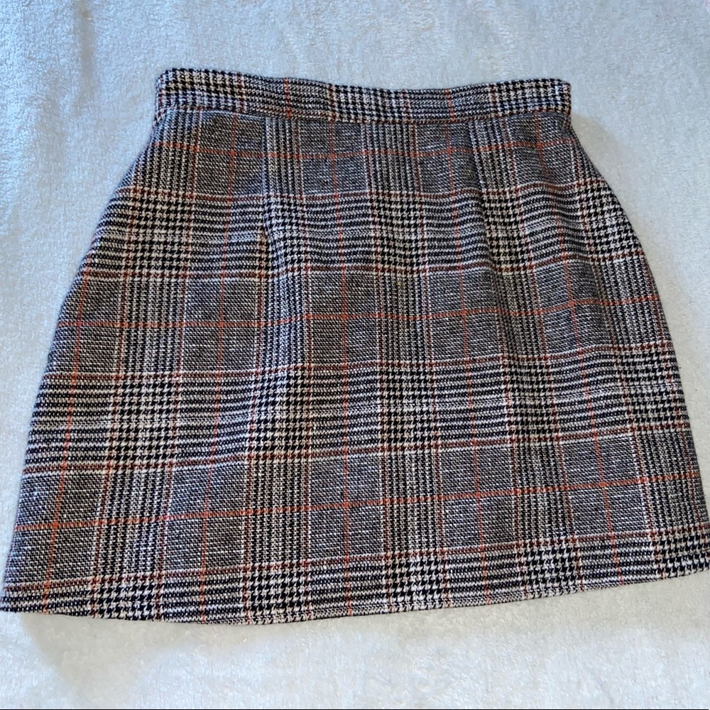 Plaid skirt